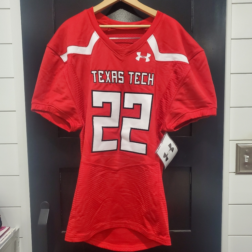 Texas Tech Under Armour football jersey
